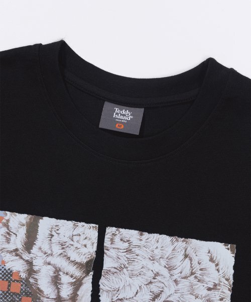 TEDDYISLAND(テディアイランド)の「コラージュテディ半袖ブラック(Tシャツ/カットソー・メンズ・その他・MEDIUM/LARGE)」の6枚目の写真