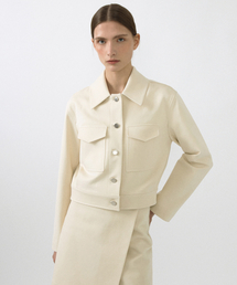 COTTON WORK JK_CREAM