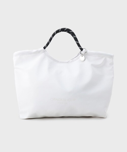 OPAQUE.CLIP（オペークドットクリップ）の「ロープハンドルドロストミドルトートバッグ【軽量／A4サイズ対応】（トートバッグ・レディース・オフホワイト/ブラック/ブラウン系その他・00）」の10枚目の写真