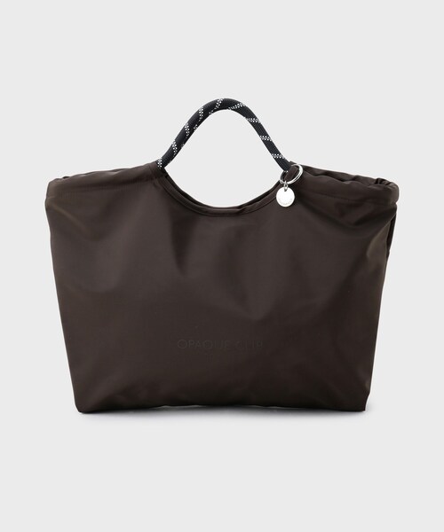 OPAQUE.CLIP（オペークドットクリップ）の「ロープハンドルドロストミドルトートバッグ【軽量／A4サイズ対応】（トートバッグ・レディース・オフホワイト/ブラック/ブラウン系その他・00）」の12枚目の写真