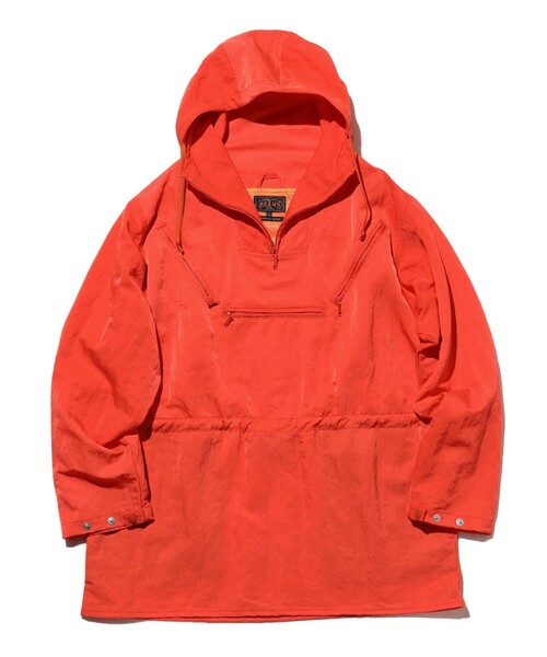 BEAMS PLUS（ビームスプラス）の「EURO Anorak Nylon Sateen（ブルゾン・メンズ・ロイヤルブルー/オフホワイト/オレンジ・X-LARGE/LARGE/MEDIUM/SMALL）」の3枚目の写真