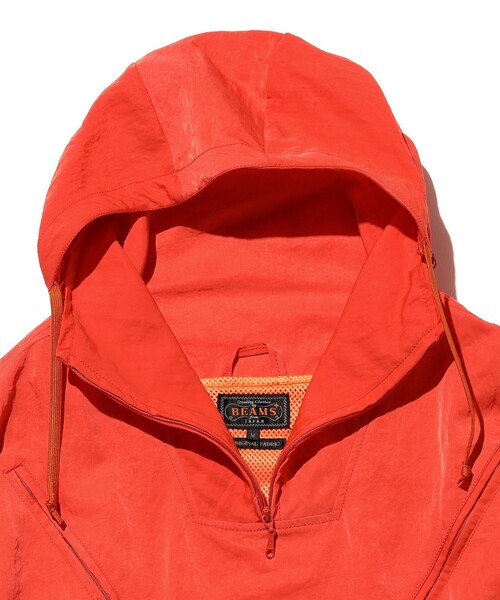 BEAMS PLUS（ビームスプラス）の「EURO Anorak Nylon Sateen（ブルゾン・メンズ・ロイヤルブルー/オフホワイト/オレンジ・X-LARGE/LARGE/MEDIUM/SMALL）」の6枚目の写真