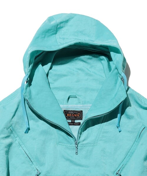 BEAMS PLUS（ビームスプラス）の「EURO Anorak Nylon Sateen（ブルゾン・メンズ・ロイヤルブルー/オフホワイト/オレンジ・X-LARGE/LARGE/MEDIUM/SMALL）」の19枚目の写真