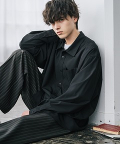 TOMOCO UNABARA × ETRE TOKYO】デザインカフスシャンタンシャツ