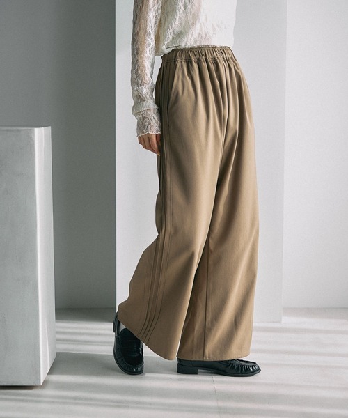 LEPSIM(レプシィム)の「デザインイージーパンツ 630154(その他パンツ・レディース・ブラック/グレー/カーキブラウン/チェック・FREE)」の1枚目の写真