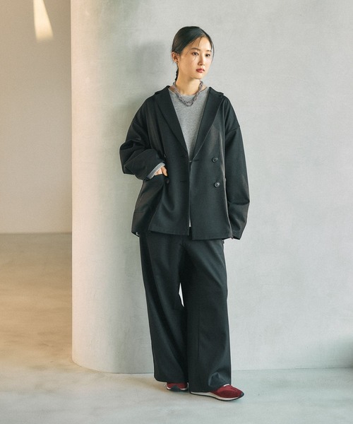 LEPSIM(レプシィム)の「デザインイージーパンツ 630154(その他パンツ・レディース・ブラック/グレー/カーキブラウン/チェック・FREE)」の17枚目の写真