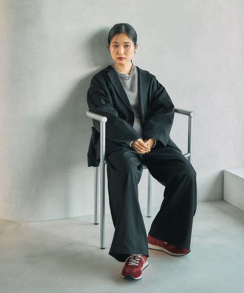 LEPSIM(レプシィム)の「デザインイージーパンツ 630154(その他パンツ・レディース・ブラック/グレー/カーキブラウン/チェック・FREE)」の18枚目の写真