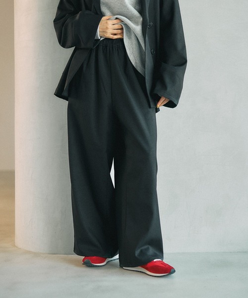 LEPSIM(レプシィム)の「デザインイージーパンツ 630154(その他パンツ・レディース・ブラック/グレー/カーキブラウン/チェック・FREE)」の19枚目の写真