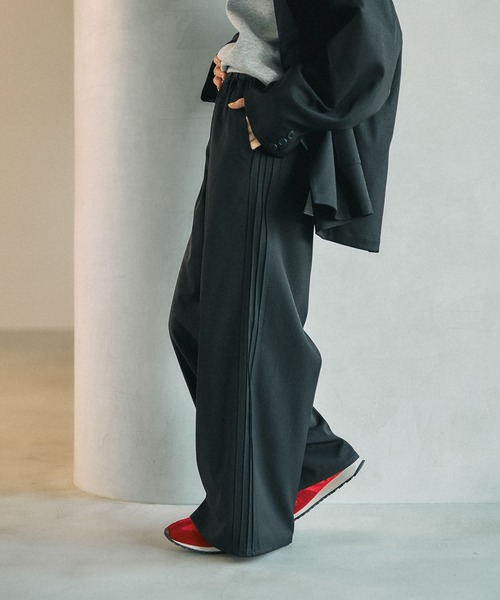 LEPSIM(レプシィム)の「デザインイージーパンツ 630154(その他パンツ・レディース・ブラック/グレー/カーキブラウン/チェック・FREE)」の21枚目の写真