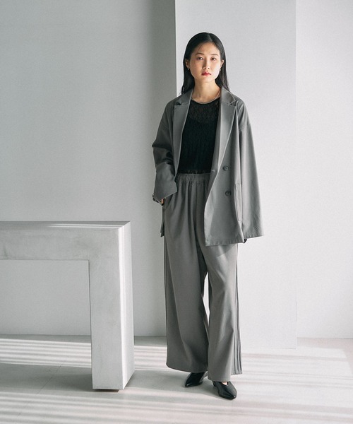 LEPSIM(レプシィム)の「デザインイージーパンツ 630154(その他パンツ・レディース・ブラック/グレー/カーキブラウン/チェック・FREE)」の22枚目の写真