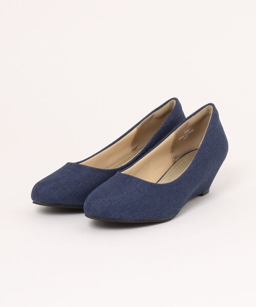 ALETTA（アレッタ）の「ALETTA-ｱﾚｯﾀ- 究極のプレーンパンプス -アーモンドトゥ4.5cmヒール-（パンプス・レディース・ダークブラック/ブラック系その他/トップグレー/杢グレー/ブラック/グレイッシュベージュ/ブラック系/モカ/ベージュ/ブルー系その他/ベージュ系その他・23.5cm/24.0cm/24.5cm/23.0cm/25.0cm/22.5cm/22.0cm）」の11枚目の写真