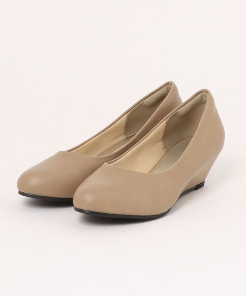 ALETTA（アレッタ）の「ALETTA-ｱﾚｯﾀ- 究極のプレーンパンプス -アーモンドトゥ4.5cmヒール-（パンプス・レディース・ダークブラック/ブラック系その他/トップグレー/杢グレー/ブラック/グレイッシュベージュ/ブラック系/モカ/ベージュ/ブルー系その他/ベージュ系その他・23.5cm/24.0cm/24.5cm/23.0cm/25.0cm/22.5cm/22.0cm）」の10枚目の写真