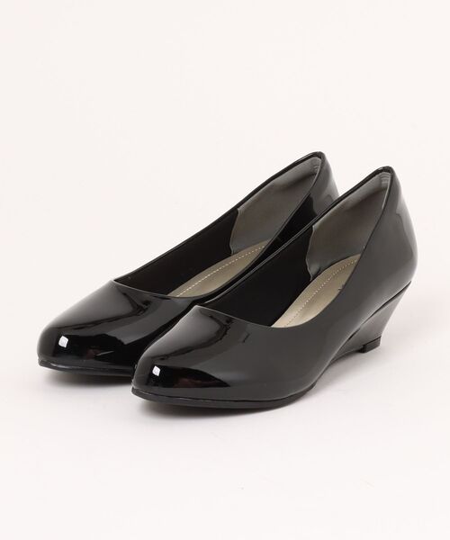 ALETTA（アレッタ）の「ALETTA-ｱﾚｯﾀ- 究極のプレーンパンプス -アーモンドトゥ4.5cmヒール-（パンプス・レディース・ダークブラック/ブラック系その他/トップグレー/杢グレー/ブラック/グレイッシュベージュ/ブラック系/モカ/ベージュ/ブルー系その他/ベージュ系その他・23.5cm/24.0cm/24.5cm/23.0cm/25.0cm/22.5cm/22.0cm）」の22枚目の写真