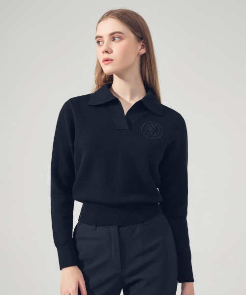 LORDLOAR(ロードロアル)の「シグニチャーカラー長袖ニットBLACK(ニット/セーター・レディース・その他・MEDIUM/SMALL/LARGE)」の2枚目の写真