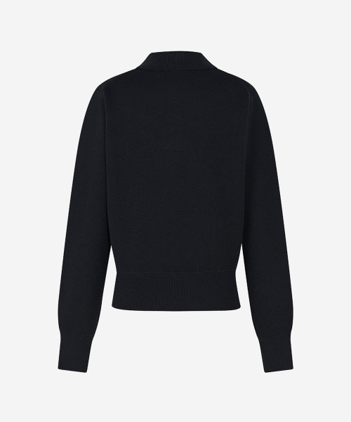 LORDLOAR(ロードロアル)の「シグニチャーカラー長袖ニットBLACK(ニット/セーター・レディース・その他・MEDIUM/SMALL/LARGE)」の5枚目の写真
