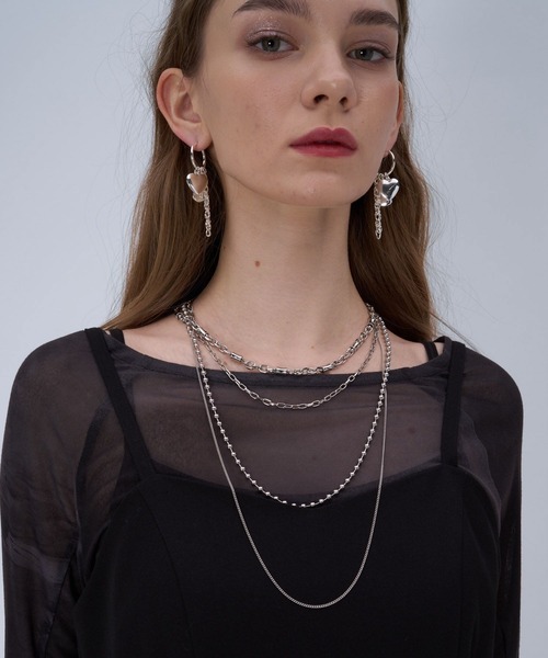 HARE（ハレ）の「2Pタレンネックレス(HARE)（ネックレス・レディース・シルバー/ゴールド・FREE）」の4枚目の写真