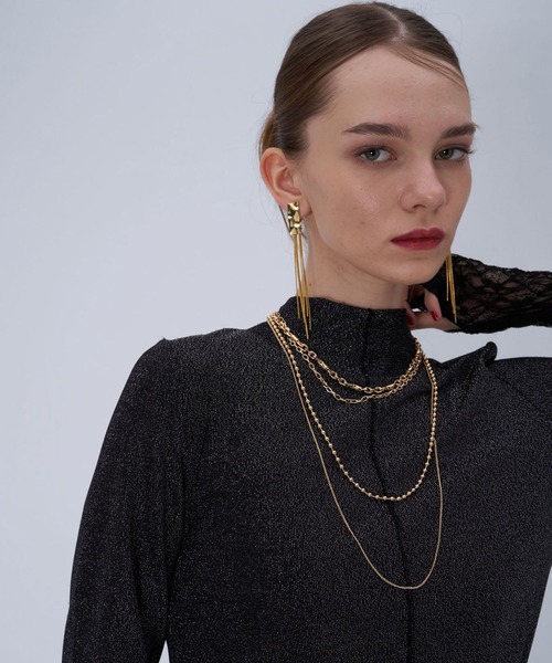 HARE（ハレ）の「2Pタレンネックレス(HARE)（ネックレス・レディース・シルバー/ゴールド・FREE）」の8枚目の写真