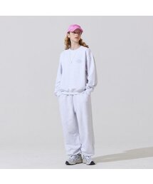 ADAUL（アダウル）の「バックポケット刺繍ジョガーパンツ - ホワイトメランジ（スウェットパンツ）」