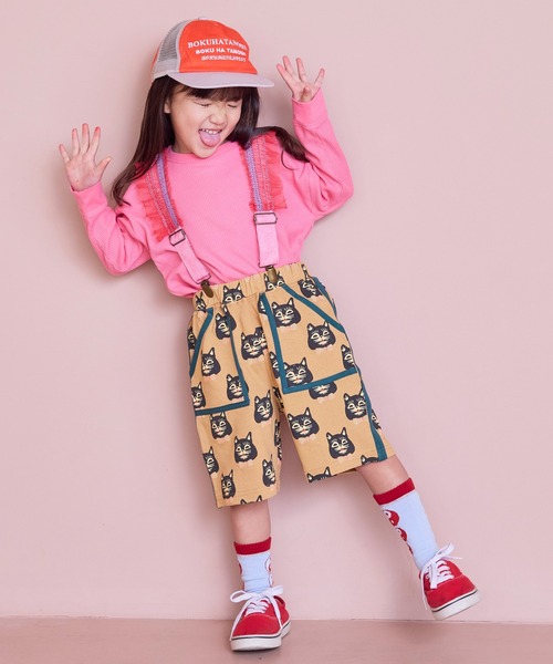 MARKEY'S(マーキーズ)の「ソウガラミニウラケショートパンツ(その他パンツ・キッズ・ホワイト系その他/グリーン系その他/ベージュ系その他/イエロー系その他・90/80/100/95/150/140/130/120/110)」の8枚目の写真