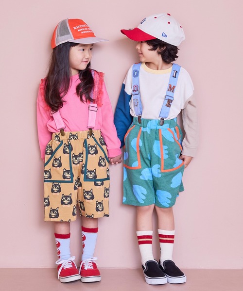 MARKEY'S(マーキーズ)の「ソウガラミニウラケショートパンツ(その他パンツ・キッズ・ホワイト系その他/グリーン系その他/ベージュ系その他/イエロー系その他・90/80/100/95/150/140/130/120/110)」の5枚目の写真