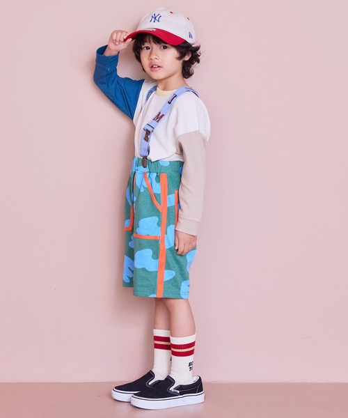 MARKEY'S(マーキーズ)の「ソウガラミニウラケショートパンツ(その他パンツ・キッズ・ホワイト系その他/グリーン系その他/ベージュ系その他/イエロー系その他・90/80/100/95/150/140/130/120/110)」の14枚目の写真