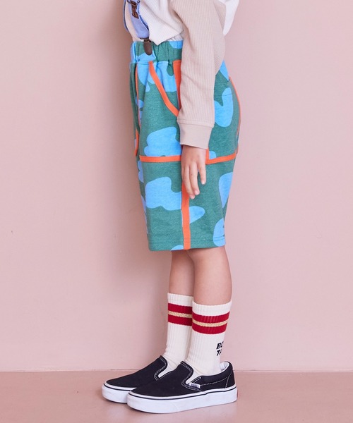 MARKEY'S(マーキーズ)の「ソウガラミニウラケショートパンツ(その他パンツ・キッズ・ホワイト系その他/グリーン系その他/ベージュ系その他/イエロー系その他・90/80/100/95/150/140/130/120/110)」の12枚目の写真