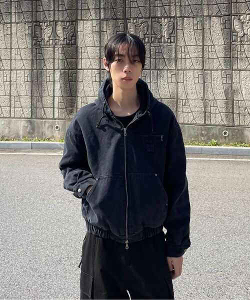 DIMITRI BLACK(ディミトリブラック)の「2WAY デトロイトパディングジャケット_ブラック(パーカー・レディース・その他・M/L/XL)」の5枚目の写真