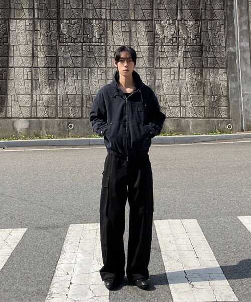 DIMITRI BLACK(ディミトリブラック)の「2WAY デトロイトパディングジャケット_ブラック(パーカー・レディース・その他・M/L/XL)」の2枚目の写真