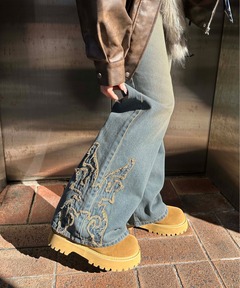 Embroidery Easy Pants/エンブロイダリーイージーパンツ□セットアップ