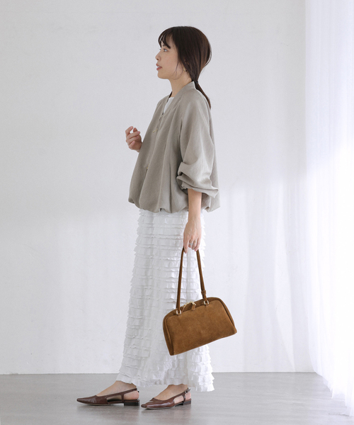 La TOTALITE（ラトータリテ）の「《追加》CHRISTIAN VILLA スエードショルダートートバッグ（トートバッグ・レディース・ブラウン・FREE）」の22枚目の写真