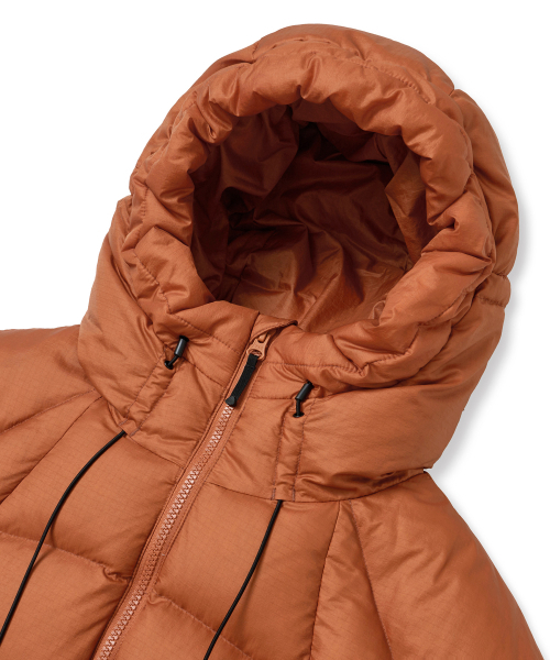 BROWNBREATH（ブラウンブレス）の「TAG PUFFER PADDING JUMPER - ORANGE（ダウンジャケット/コート・レディース・その他・M/L）」の3枚目の写真