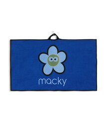 MACKY（マッキー）の「シグネチャーキャディバッグタオルブルー（ゴルフグッズ）」