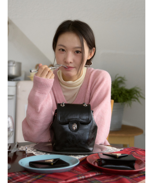 ANOETIC（アノエティック）の「ANC CLASSIC MINI SHOULDER BAG_BLACK（ショルダーバッグ・レディース・ブラック・FREE）」の4枚目の写真