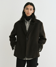 ENDOOR（エンドア）の「Warm wool blazer jacket (brown)（チェスターコート）」