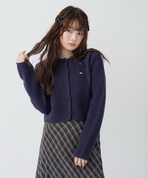 mellowneon(メロウネオン)の「チェック&ドットシアーフリルスカート(スカート・レディース・アイボリー/ブラック/ブラック系その他/ブラウン・FREE)」の15枚目の写真