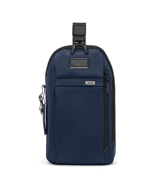 TUMI(トゥミ)の「TUMI ALPHA(アルファ) スリング(ボディバッグ/ウエストポーチ・メンズ・ブラック/ネイビー・FREE)」の2枚目の写真