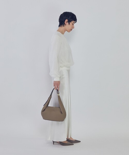 1er Arrondissement(プルミエアロンディスモン)の「オーガンザレイヤードニットプルオーバー(ニット/セーター・レディース・ブラック系その他3/オフホワイト・FREE)」の15枚目の写真
