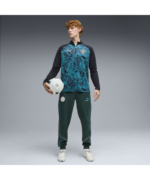 セール】PUMA プーマ メンズ マンチェスターシティ FC 1/4 ジップ