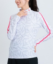 ＜LADIES>ネオンラインハイネックプルオーバー