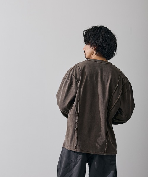 improves(インプローブス)の「オーバルロゴ 長袖 グランジ Tシャツ(Tシャツ/カットソー・メンズ・ブラウン/ブラック・X-LARGE/LARGE/MEDIUM/SMALL)」の19枚目の写真