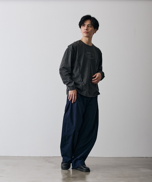 improves(インプローブス)の「オーバルロゴ 長袖 グランジ Tシャツ(Tシャツ/カットソー・メンズ・ブラウン/ブラック・X-LARGE/LARGE/MEDIUM/SMALL)」の10枚目の写真
