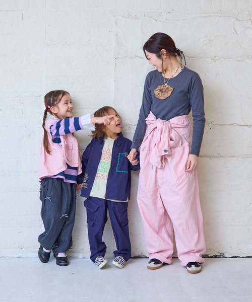 MARKEY'S（マーキーズ）の「ヘリンボンツイルミリタリーベスト（ベスト・キッズ・ライトピンク/ネイビー・S/M/L/LL）」の20枚目の写真