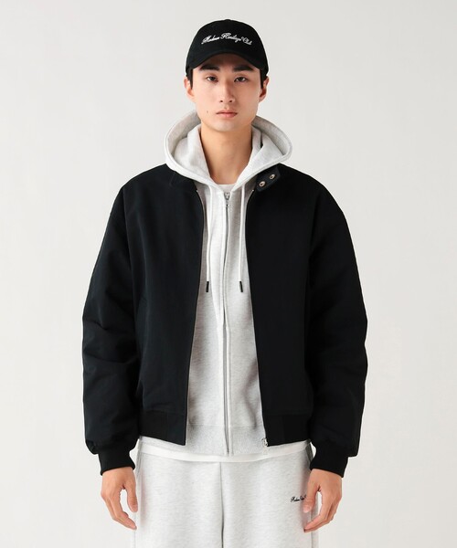 BEAMS HEART（ビームスハート）の「ナイロンコットン ドッグイヤー ブルゾン【ユニセックス】（ブルゾン・メンズ・ブラック/ベージュ・MEDIUM/LARGE/SMALL）」の10枚目の写真