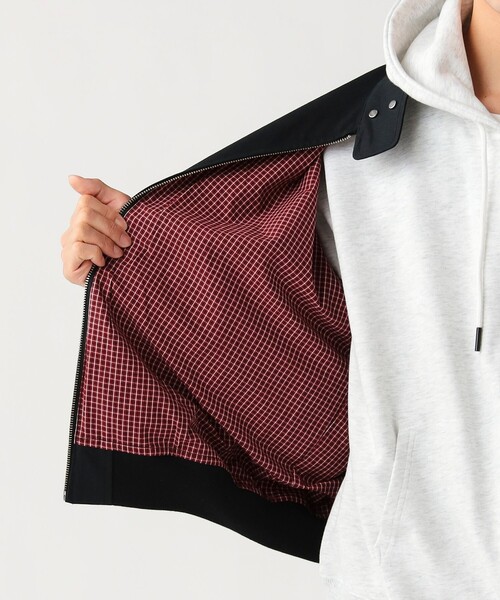 BEAMS HEART（ビームスハート）の「ナイロンコットン ドッグイヤー ブルゾン【ユニセックス】（ブルゾン・メンズ・ブラック/ベージュ・MEDIUM/LARGE/SMALL）」の12枚目の写真