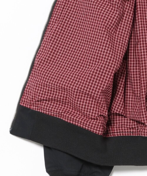 BEAMS HEART（ビームスハート）の「ナイロンコットン ドッグイヤー ブルゾン【ユニセックス】（ブルゾン・メンズ・ブラック/ベージュ・MEDIUM/LARGE/SMALL）」の16枚目の写真