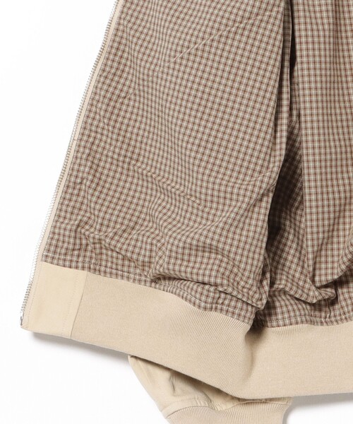 BEAMS HEART（ビームスハート）の「ナイロンコットン ドッグイヤー ブルゾン【ユニセックス】（ブルゾン・メンズ・ブラック/ベージュ・MEDIUM/LARGE/SMALL）」の20枚目の写真