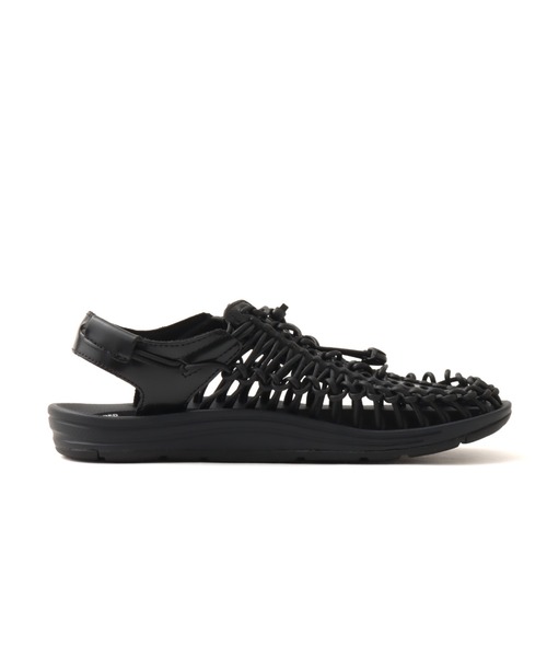 KEEN(キーン)の「KEEN UNEEK LEATHER / キーン ユニーク レザー(サンダル・メンズ・ブラック・24.5cm/24.0cm/23.5cm/23.0cm/29.0cm/28.5cm/28.0cm/27.5cm/27.0cm/26.5cm/26.0cm/25.5cm/25.0cm)」の2枚目の写真