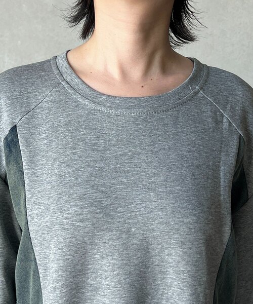 un dix cors（アンディコール）の「デニム切替ワンピース（ワンピース・レディース・ネイビー/グレー/ブラック・FREE）」の12枚目の写真