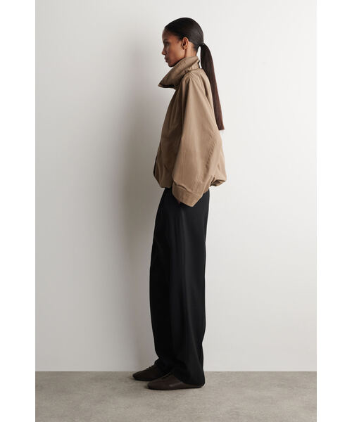 タグ付き COSナイロンファンネルネック NYLON FUNNEL-NECK JACKET ナイロンファンネルネックジャケット