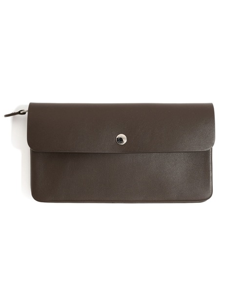 STANDARD SUPPLY（スタンダードサプライ）の「スタンダードサプライ / PAL パル / LONG FLAP WALLET ロングフラップウォレット 長財布 本革（財布・レディース・グレー/ダークグリーン/カーキ/マスタード/ダークブラウン/コーラルピンク・FREE）」の3枚目の写真